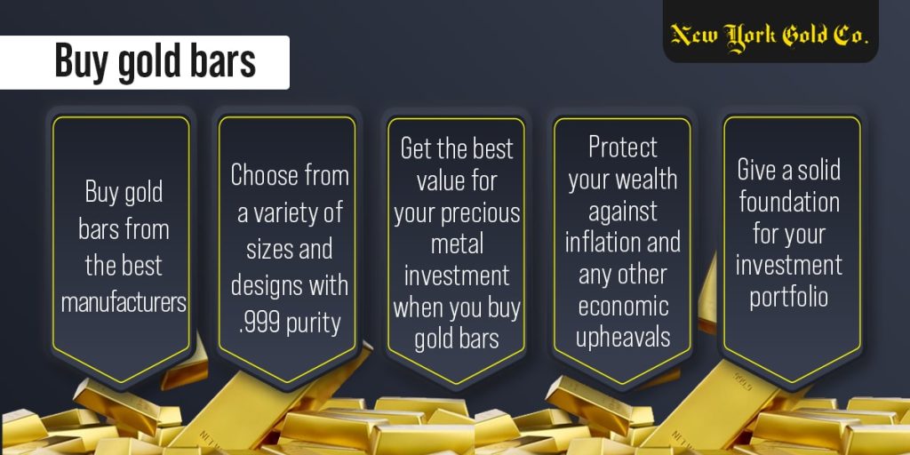 Buy gold bars from the best manufacturers