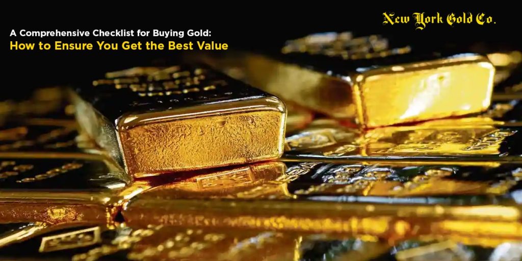 When purchasing gold