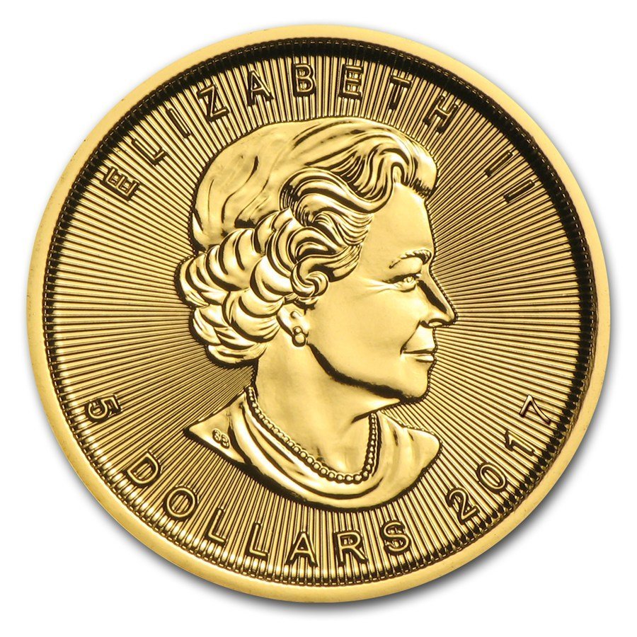 1/10 Oz Gold Coin 2021 Canadian Gold Maple Leaf (BU) - Image 2