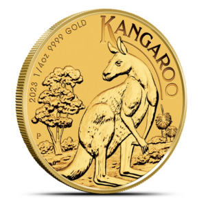 1/4 Oz Gold Coin 2023 Australian Gold Kangaroo (BU)