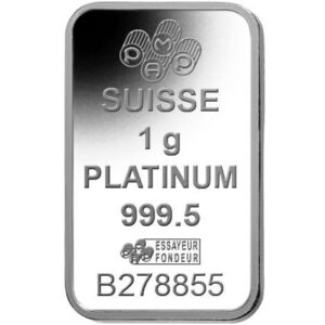 1 Gram Platinum Bar - PAMP Suisse (In Assay)