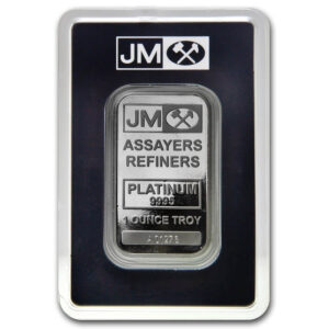 1 Oz Platinum Bar - Johnson Matthey (In Assay)