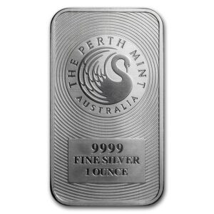 1 Oz Silver Bar Perth Mint