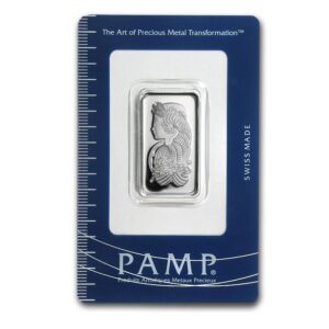 10 Gram Silver Bar - PAMP Suisse (Fortuna, In Assay)