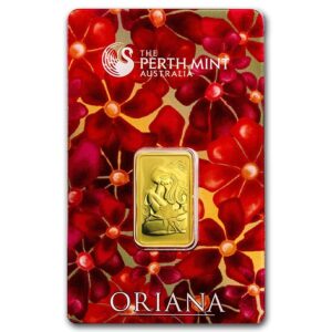10 Gram Gold Bar - Perth Mint Oriana Design (In Assay)