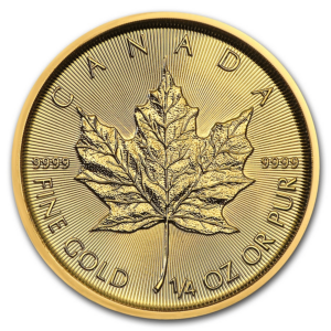 1/4 Oz Gold Coin 2021 Canadian Gold Maple Leaf (BU)