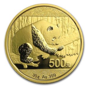 30 Gram Gold Coin Chinese Gold Panda (Varied Year, BU)