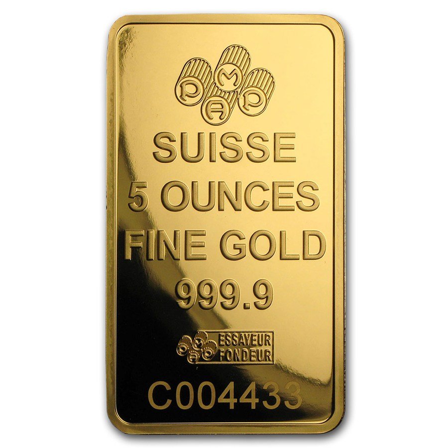 5 Oz Gold Bar - PAMP Suisse Lady Fortuna (w/Assay) - Image 4