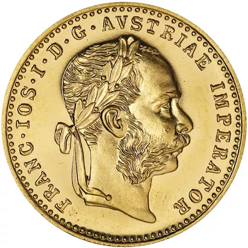 1 Ducat Gold Coin 1915 Austrian/Dutch (AU+, Restrikes)