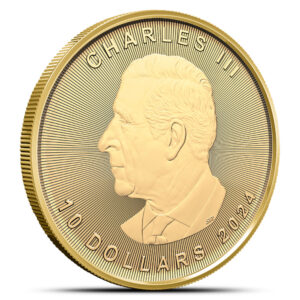 1/4 Oz Gold Coin 2024 Canadian Gold Maple Leaf (BU)