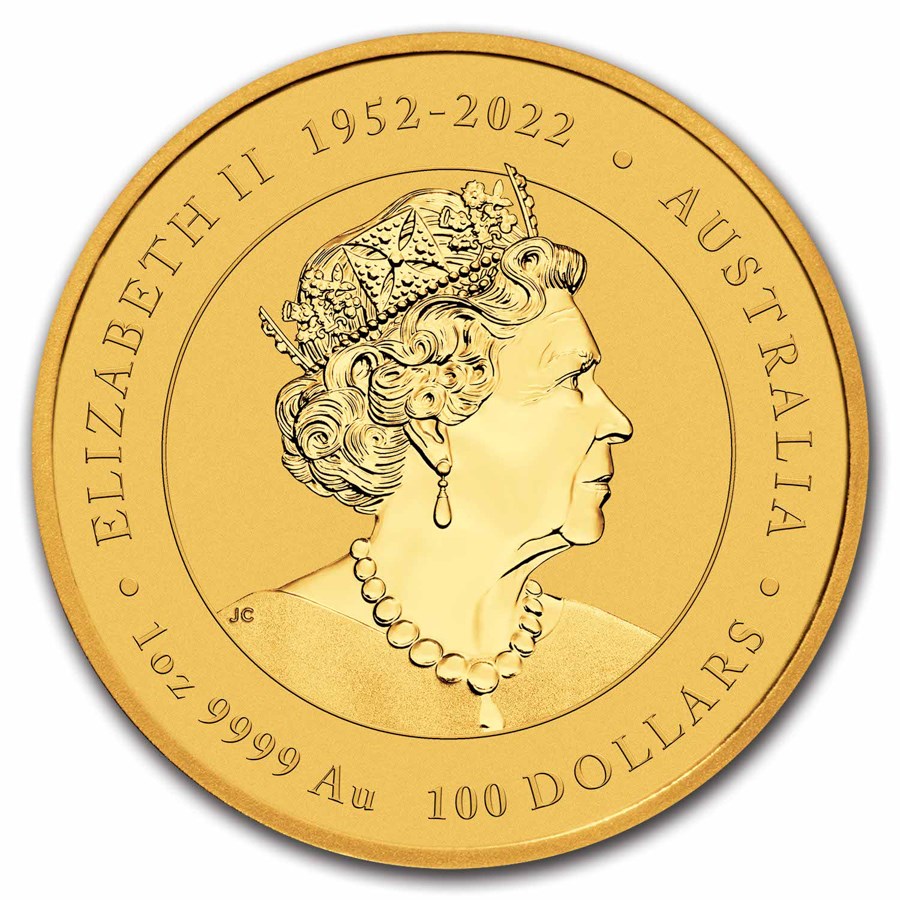 1 Oz Gold Coin 2024 Australia Gold Lunar Dragon (BU) - Image 2