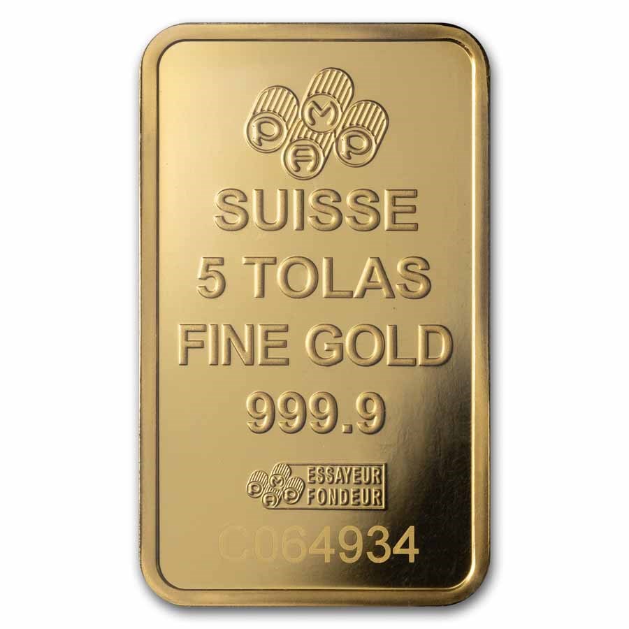 5 Tolas Gold Bar PAMP Suisse Lady Fortuna Veriscan .9999 Fine (In Assay) - Image 4